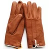 Gants cuir - doublé - hiver