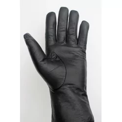 Hiver - gants cuir - doublé 