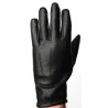 Gants cuir hiver doublé - serré aux poignets