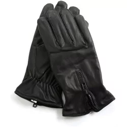 Gant cuir 100% noir