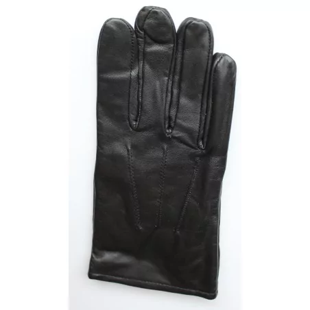 Gants 100 % cuir NOIR - hiver Gants 100 % cuir NOIR - hiver