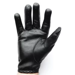 Gants cuir  fin noir - agneau