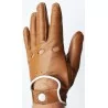 Gants fins cuir- marron-