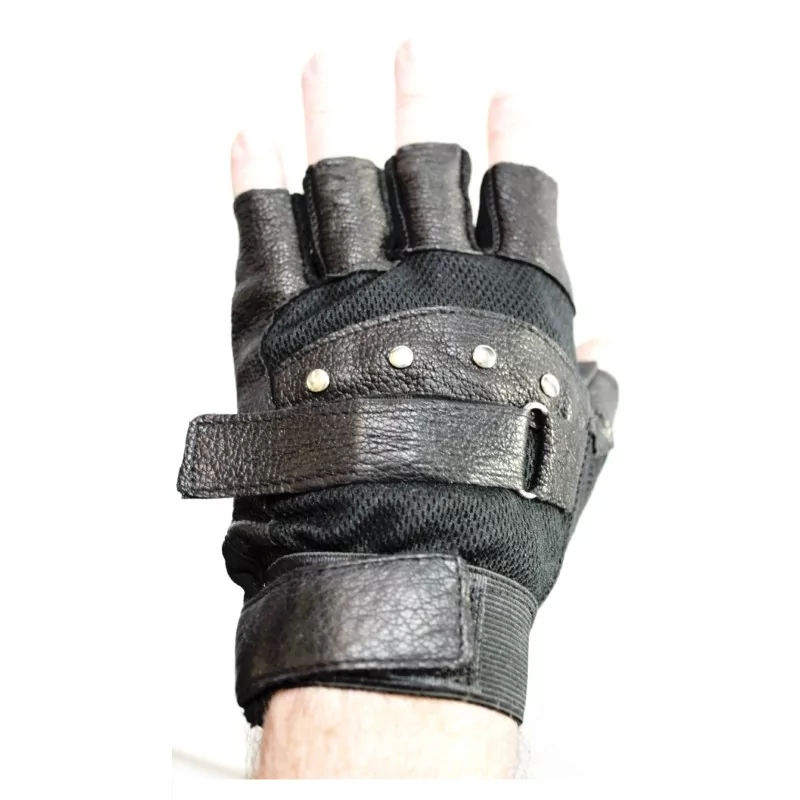 Gants Cuir Homme En Noir Taille 8,5 NEUFS