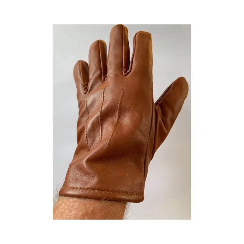 Gants hiver marron