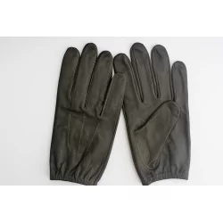 Serrés aux doigts et aux poignets - Gants fins marron foncé