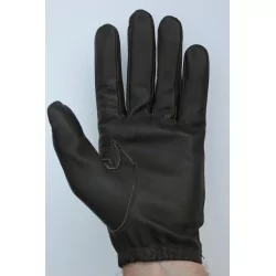 Serrés aux doigts et aux poignets -Gants fins marron très foncé