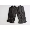 Hiver - gants cuir marron foncé