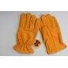 Gants cuir marron clair (orange)