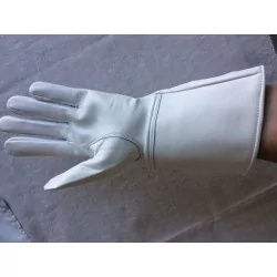 Gants Blancs Cuir