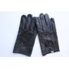 Gants cuir  fin noir - agneau