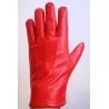  gants cuir rouge - Hiver  