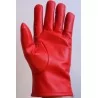  gants cuir rouge - Hiver  