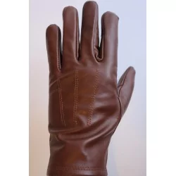 Mi saison - gants cuir marron