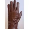 Mi saison - gants cuir marron