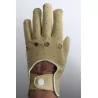 Gants cuir - beige clair