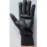 Mi saison ou hiver - gants  cuir noirs avec poignets