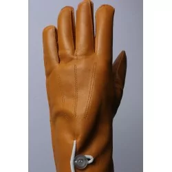 Gants cuir orange - mi saison 