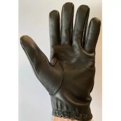 Gants cuir  fin noir - agneau