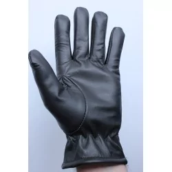 Hiver - gants cuir noir