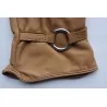 Gant cuir 100% beige