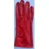 Gants cuir Rouge - mi saison