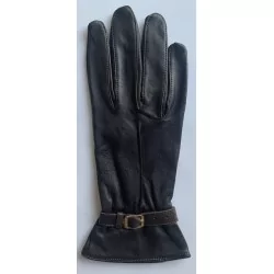 Gants cuir Mi-saison - Marron foncé